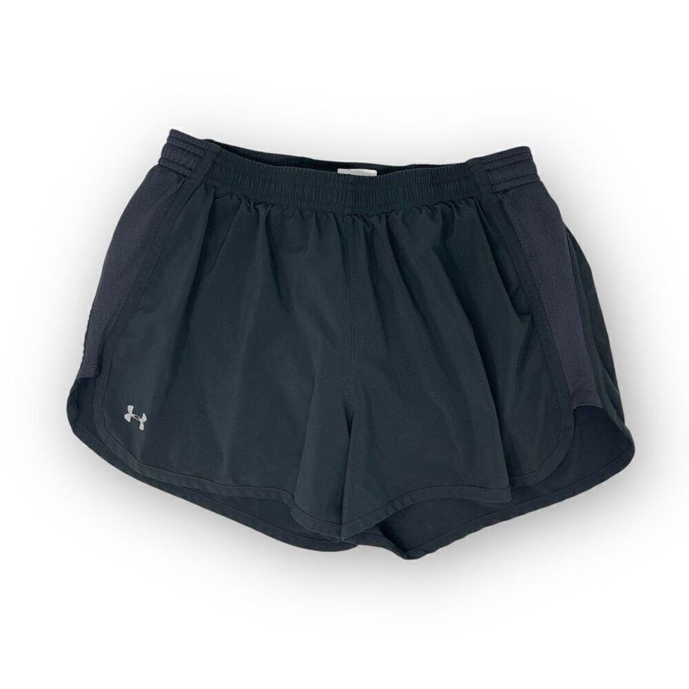 Under Armour Black Athletic Shorts Loose Heatgear Gym Run Women’s Size Small